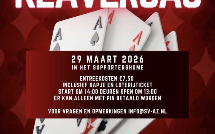 Nieuwe klaverjasdrive: Zondag 29 maart