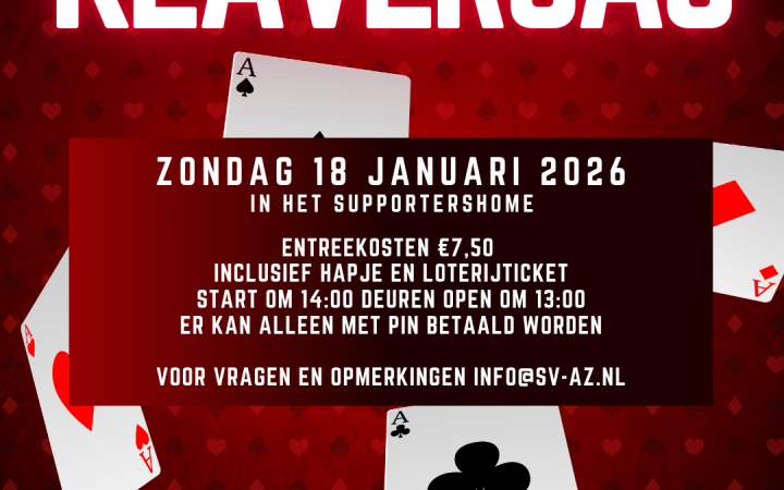Ook in 2026 gaan we klaverjassen!